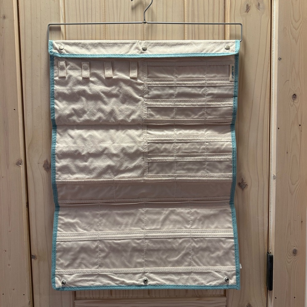 Real Simple Jewelry Organizer with 70 clear pockets!! - Picture 6 of 14